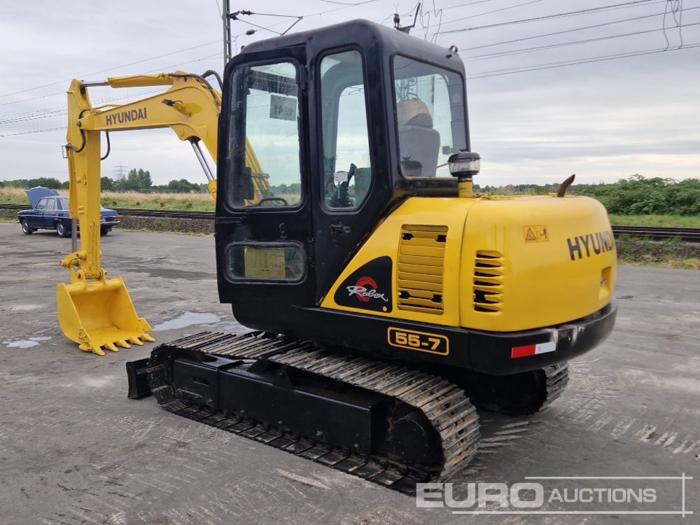 Hyundai R55-7 - Minibagger: das Bild 3 Hyundai R55-7 - Minibagger: das Bild 3