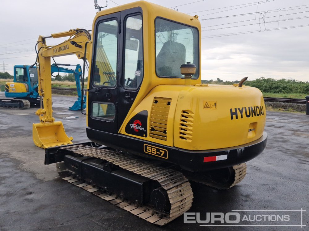Hyundai R55-7 - Minibagger: das Bild 3 Hyundai R55-7 - Minibagger: das Bild 3