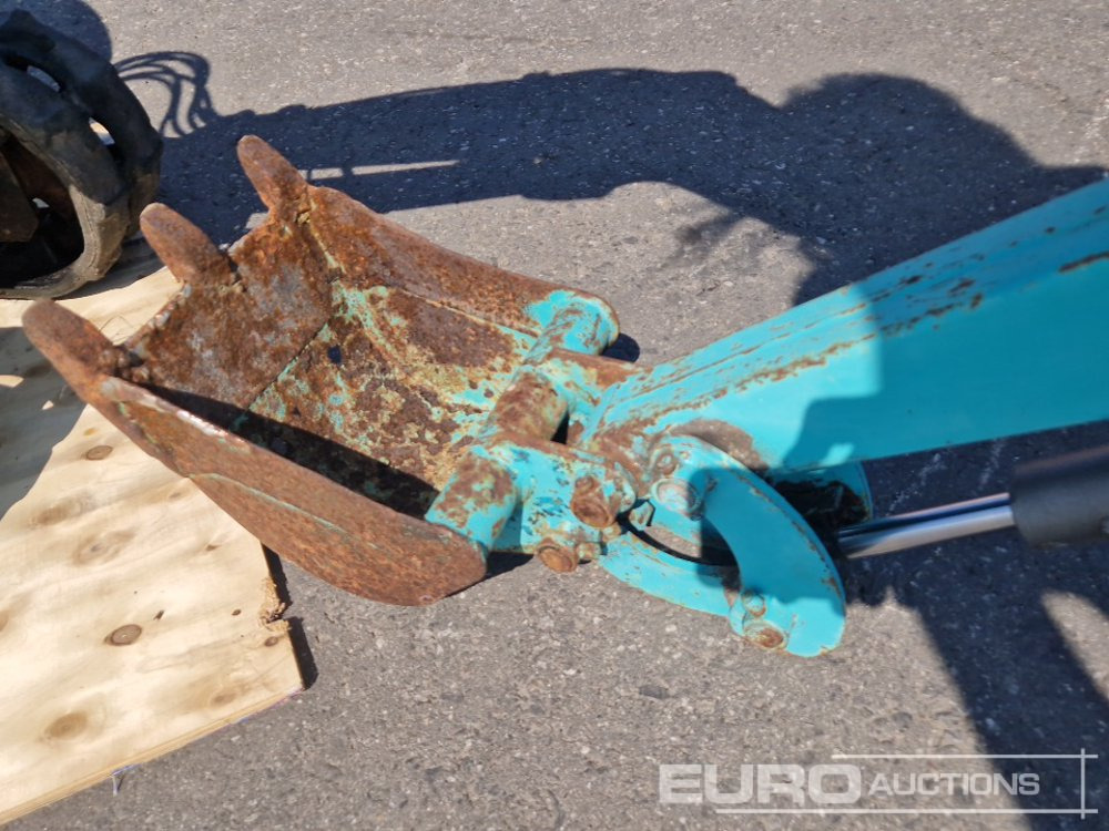Minibagger Rubber Tracks, Offset, Bucket: das Bild 12