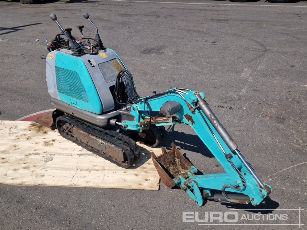 Minibagger Rubber Tracks, Offset, Bucket: das Bild 6