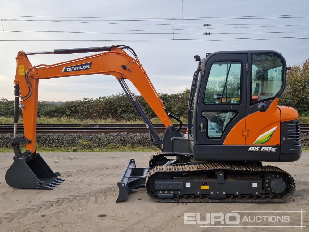 Unused 2024 Develon DX60E-10N - Minibagger: das Bild 2 Unused 2024 Develon DX60E-10N - Minibagger: das Bild 2