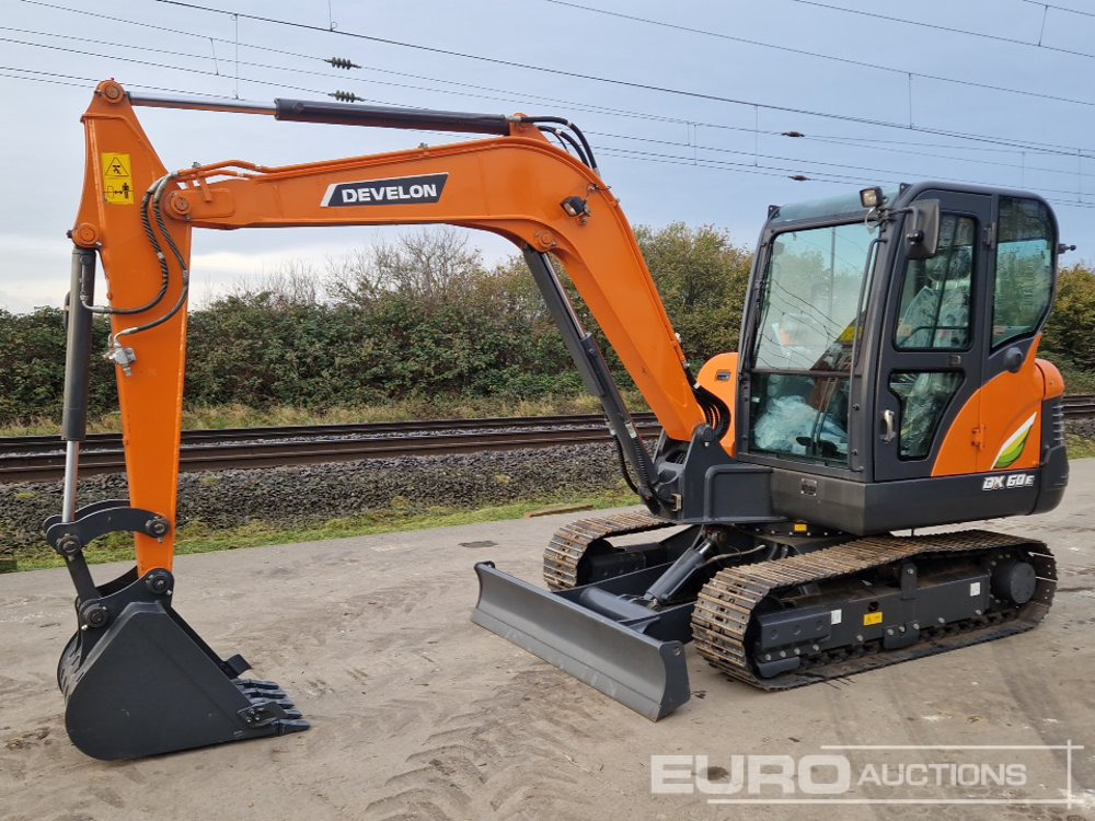 Unused 2024 Develon DX60E-10N - Minibagger: das Bild 1 Unused 2024 Develon DX60E-10N - Minibagger: das Bild 1