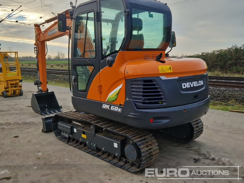 Unused 2024 Develon DX60E-10N - Minibagger: das Bild 3 Unused 2024 Develon DX60E-10N - Minibagger: das Bild 3