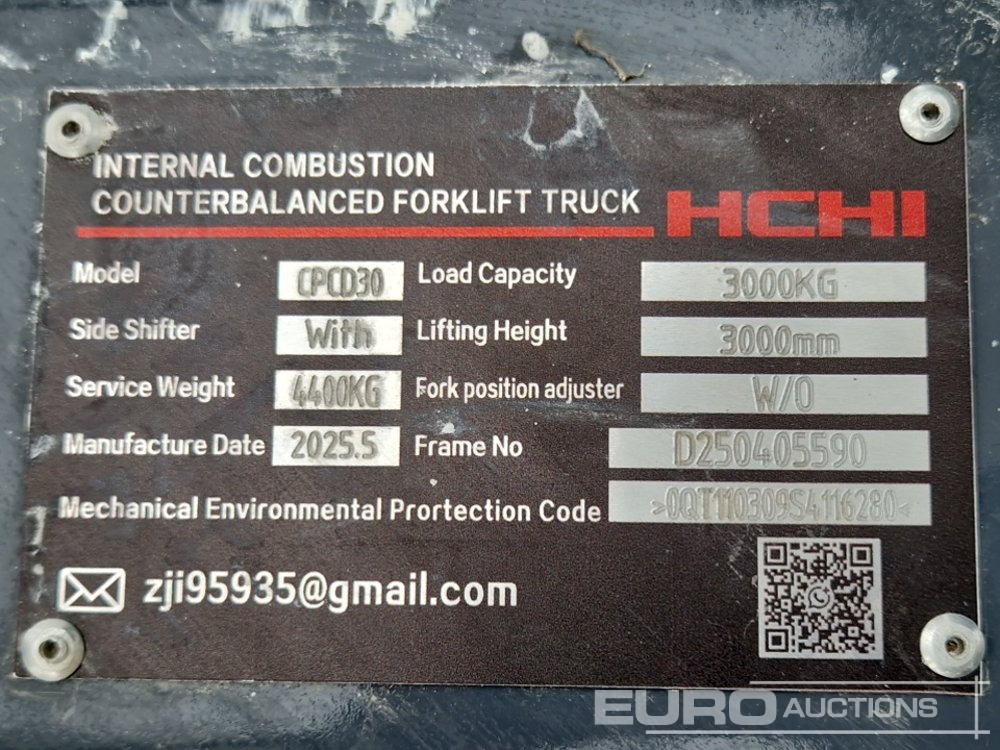 Gabelstapler Unused 2025 HCHI CPCD30: das Bild 25