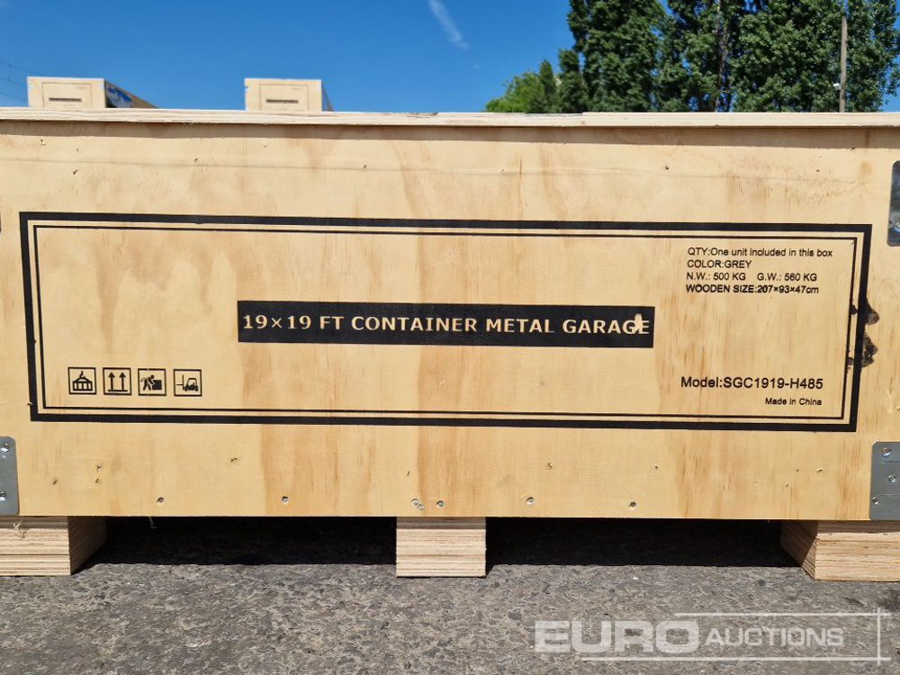 Unused Field Construction 19x19ft Container Metal Garage - Wohncontainer: das Bild 4 Unused Field Construction 19x19ft Container Metal Garage - Wohncontainer: das Bild 4