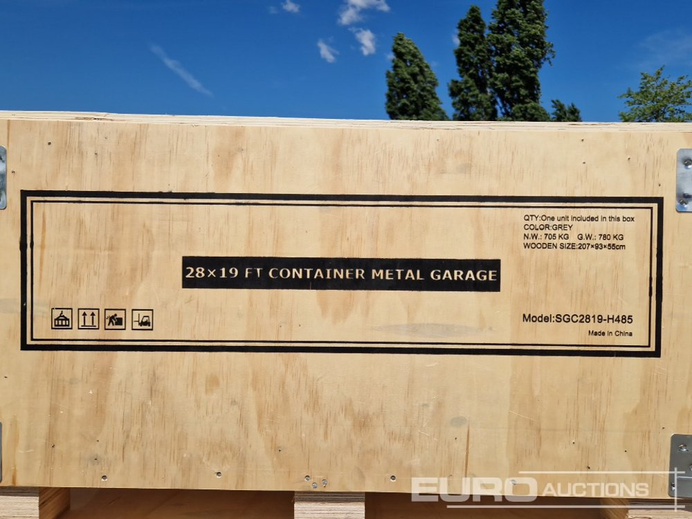 Unused Field Construction 28X19FT Container Metal Garage - Wohncontainer: das Bild 4 Unused Field Construction 28X19FT Container Metal Garage - Wohncontainer: das Bild 4