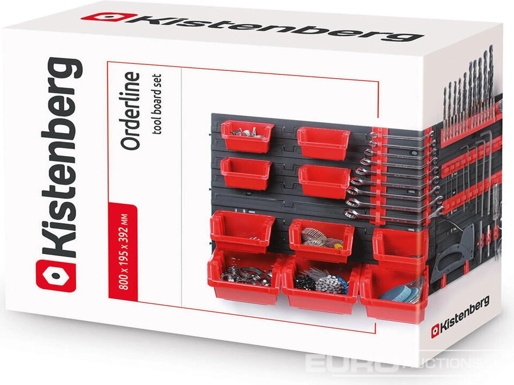 Unused KISTENBERG 800x195x392mm Orderline Tool Board Set, Modular System, Smart Holders, Easy-Extendable, Wall-Mounting - Baugeräte: das Bild 1 Unused KISTENBERG 800x195x392mm Orderline Tool Board Set, Modular System, Smart Holders, Easy-Extendable, Wall-Mounting - Baugeräte: das Bild 1
