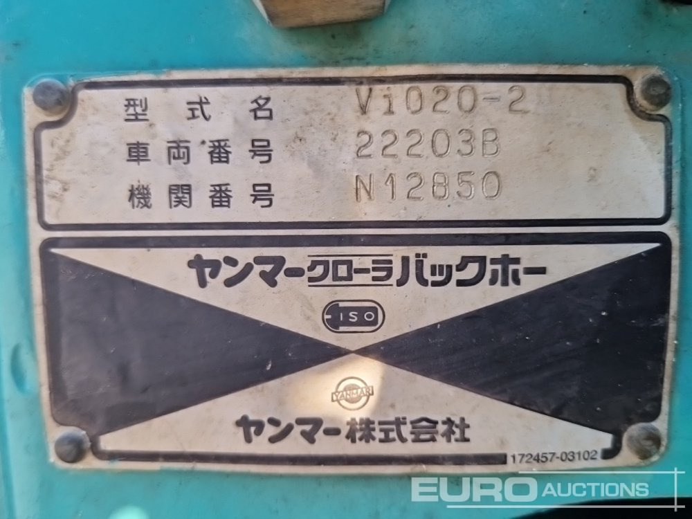 Minibagger Yanmar ViO20: das Bild 32
