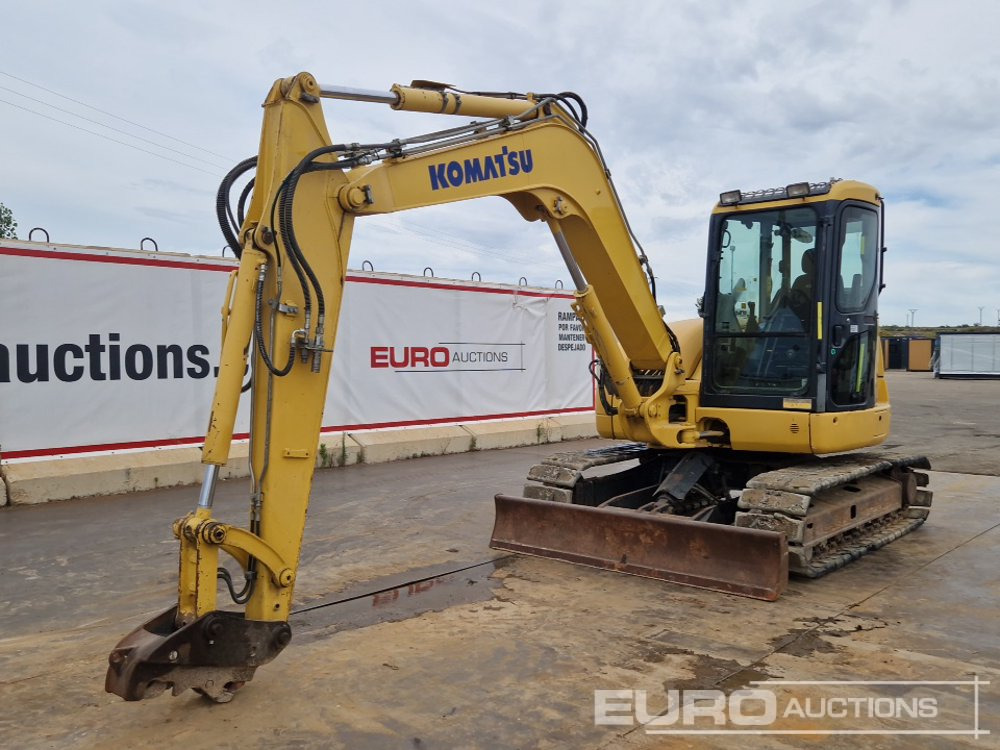 2014 Komatsu PC80MR-3 - Minibagger: das Bild 1 2014 Komatsu PC80MR-3 - Minibagger: das Bild 1