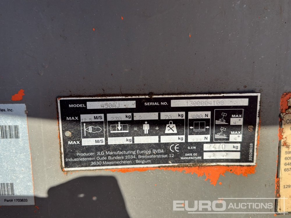 Gelenkarmbühne JLG 450AJ SII: das Bild 33