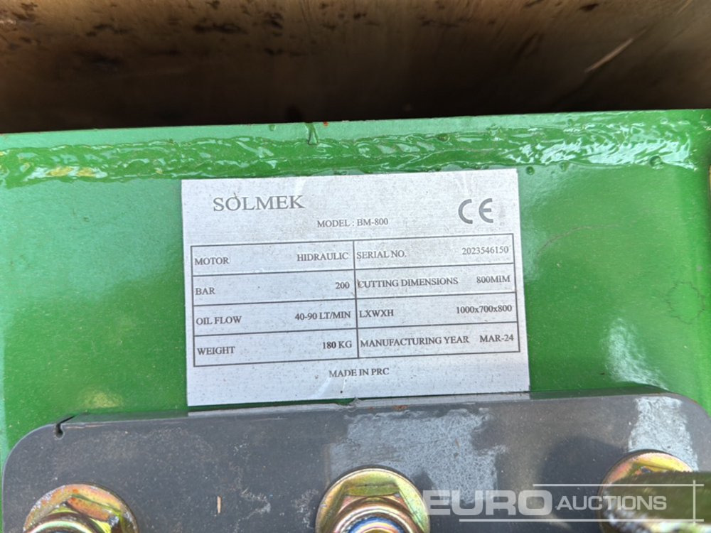 Schaufel neu kaufen Unused 2024 Solmek BM-800: das Bild 9