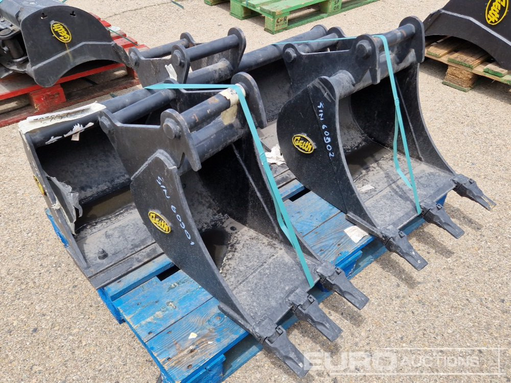 Unused Geith G03R-1200 48" Ditching Bucket, H03-0300 12" Digging Bucket, H03-450 18" Digging Bucket 40mm Pin to suit Mini Excavator / Conjunto Cazos - Schaufel: das Bild 4 Unused Geith G03R-1200 48" Ditching Bucket, H03-0300 12" Digging Bucket, H03-450 18" Digging Bucket 40mm Pin to suit Mini Excavator / Conjunto Cazos - Schaufel: das Bild 4