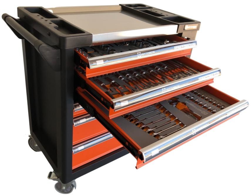 Werkstattgerät Unused Huttenberg Tools Trolley, 220Pcs, Complete with Tools, 6 Drawers  / Carro Porta Herramientas Completo, 6 Cajones: das Bild 14