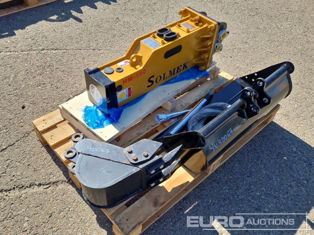 Unused Set of 30" Ditching, 8" Digging Bucket, Hydraulic Breaker to suit JPC Excavator / Conjunto Cazos de 800mm y 200mm y Martillo Solmek HM-150para Excavadora JPC - Schaufel: das Bild 5 Unused Set of 30" Ditching, 8" Digging Bucket, Hydraulic Breaker to suit JPC Excavator / Conjunto Cazos de 800mm y 200mm y Martillo Solmek HM-150para Excavadora JPC - Schaufel: das Bild 5