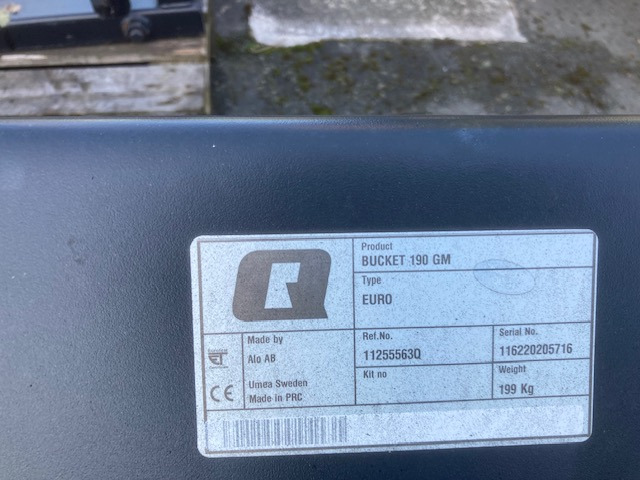 Alö Universalschaufel GM 190 EURO - Frontlader für Traktor: das Bild 2 Alö Universalschaufel GM 190 EURO - Frontlader für Traktor: das Bild 2
