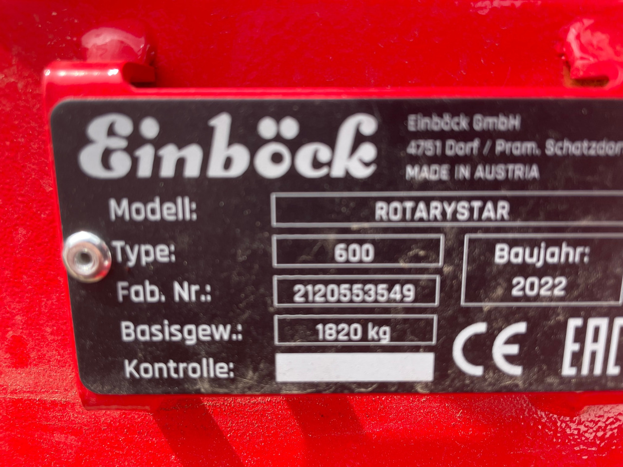 Einböck Rotorhacke ROTARYSTAR 600 - Technik für Bodenbearbeitung: das Bild 2 Einböck Rotorhacke ROTARYSTAR 600 - Technik für Bodenbearbeitung: das Bild 2