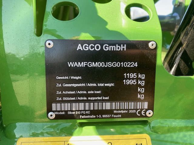Fendt Slicer 310 FQ KC - Mähwerk: das Bild 2 Fendt Slicer 310 FQ KC - Mähwerk: das Bild 2
