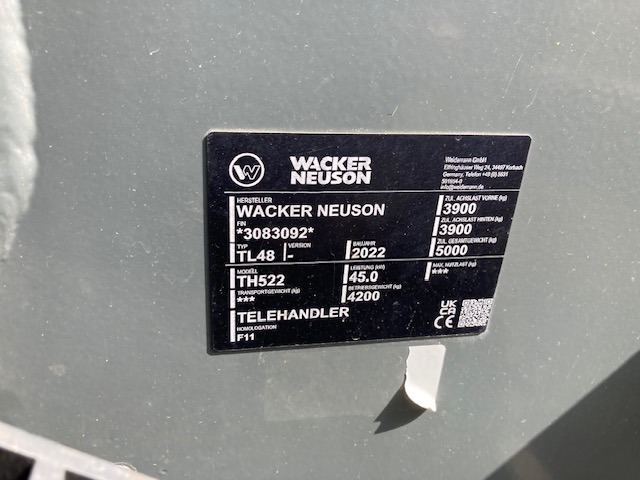 Wacker Neuson TH 522 - Teleskoplader: das Bild 2 Wacker Neuson TH 522 - Teleskoplader: das Bild 2