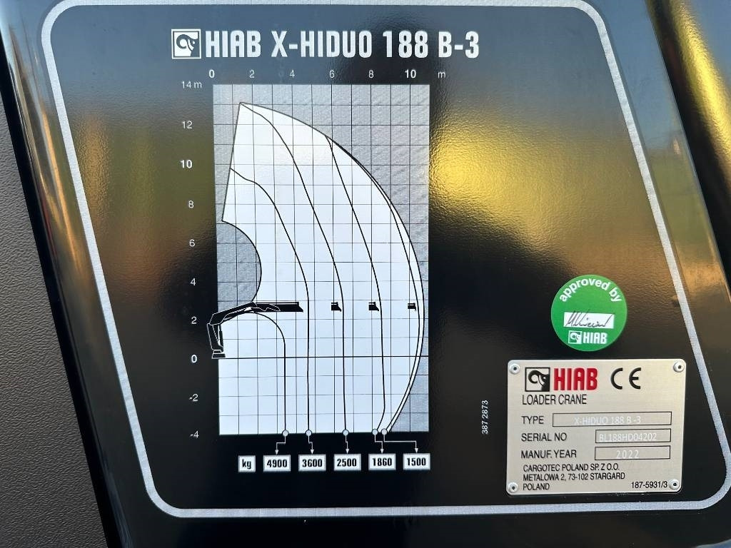 Hiab X-HiDuo 188 B-3 - Ladekran für LKW: das Bild 3 Hiab X-HiDuo 188 B-3 - Ladekran für LKW: das Bild 3