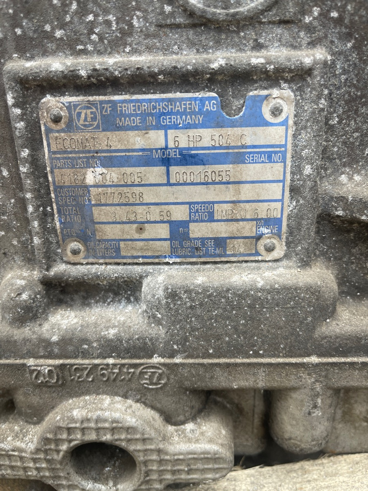 SCANIA 6HP504C - Getriebe für LKW: das Bild 3 SCANIA 6HP504C - Getriebe für LKW: das Bild 3