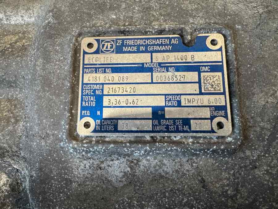 VOLVO GEARBOX 6AP1400B // 21673420 - Getriebe für LKW: das Bild 2 VOLVO GEARBOX 6AP1400B // 21673420 - Getriebe für LKW: das Bild 2