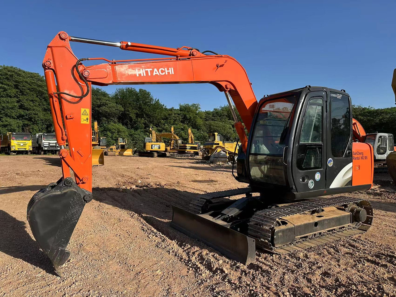 HITACHI ZAXIS ZX70 - Minibagger: das Bild 1 HITACHI ZAXIS ZX70 - Minibagger: das Bild 1