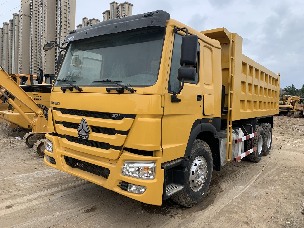 Kipper Für die Beförderung von schwere Technik SINOTRUK Howo Dump truck 371: das Bild 6