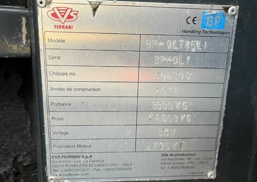 B-P Battioni e Pagani QLT8EL - Seitenstapler: das Bild 4 B-P Battioni e Pagani QLT8EL - Seitenstapler: das Bild 4