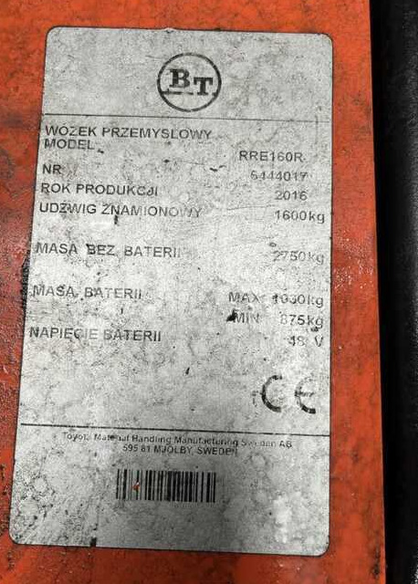 BT RRE160R - Schubmaststapler: das Bild 4 BT RRE160R - Schubmaststapler: das Bild 4