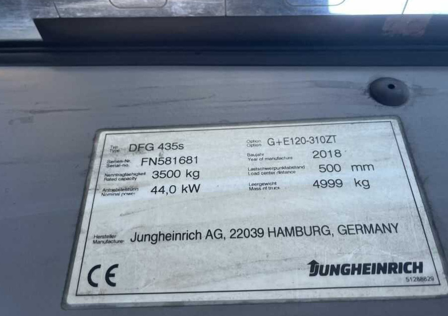 Jungheinrich DFG435s - Dieselstapler: das Bild 4 Jungheinrich DFG435s - Dieselstapler: das Bild 4