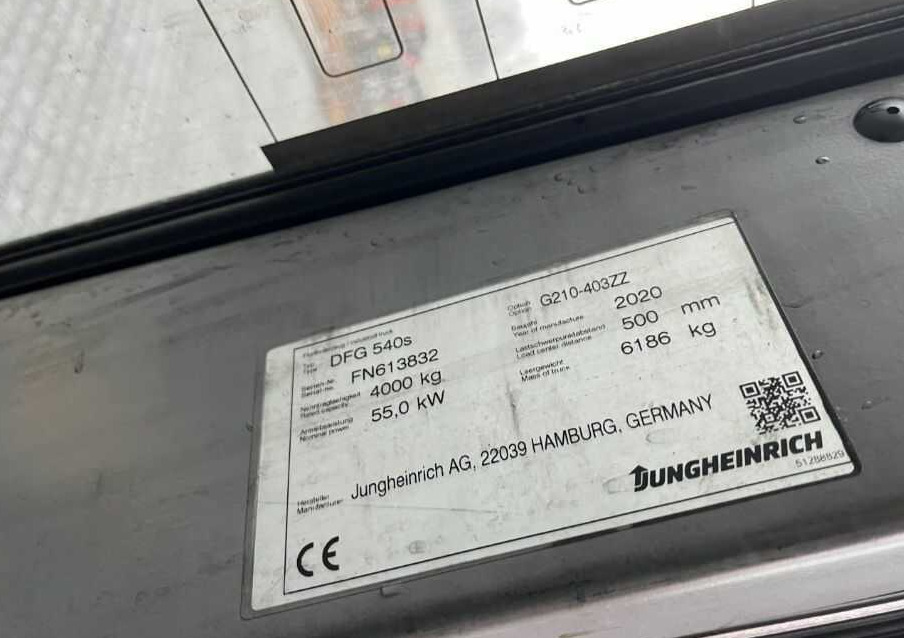 Jungheinrich DFG540s - Dieselstapler: das Bild 4 Jungheinrich DFG540s - Dieselstapler: das Bild 4