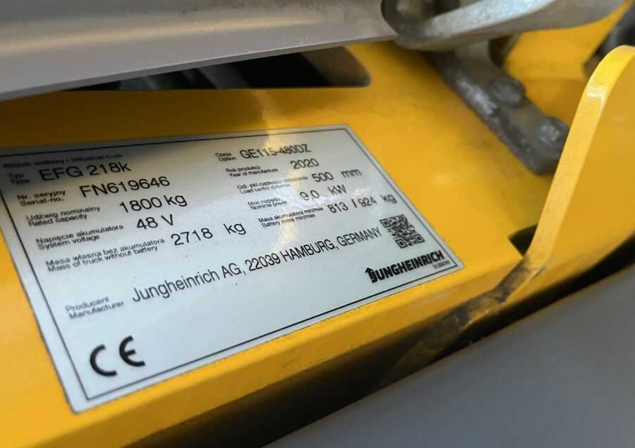 Jungheinrich EFG218k - Elektrostapler: das Bild 3 Jungheinrich EFG218k - Elektrostapler: das Bild 3