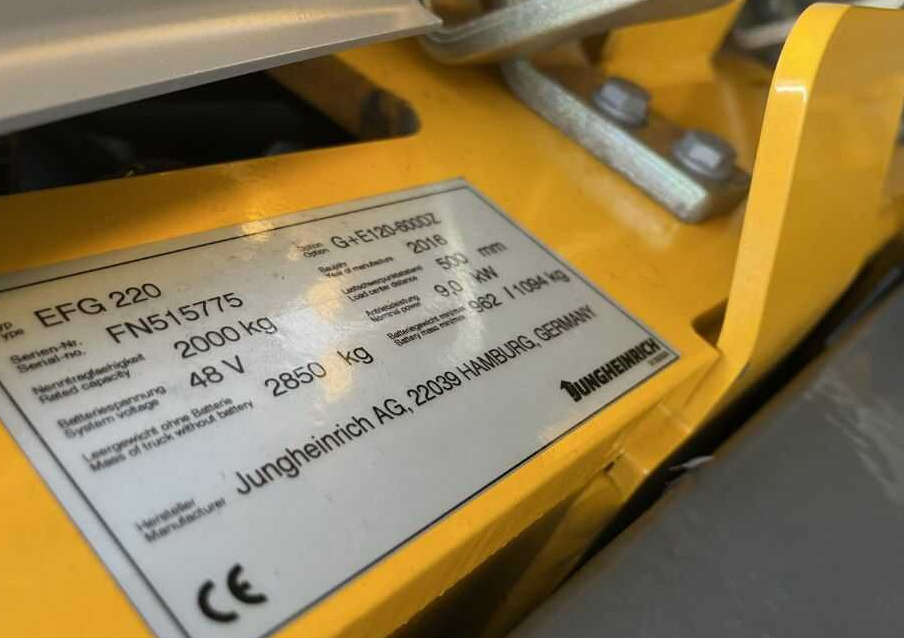 Jungheinrich EFG220 - Elektrostapler: das Bild 4 Jungheinrich EFG220 - Elektrostapler: das Bild 4