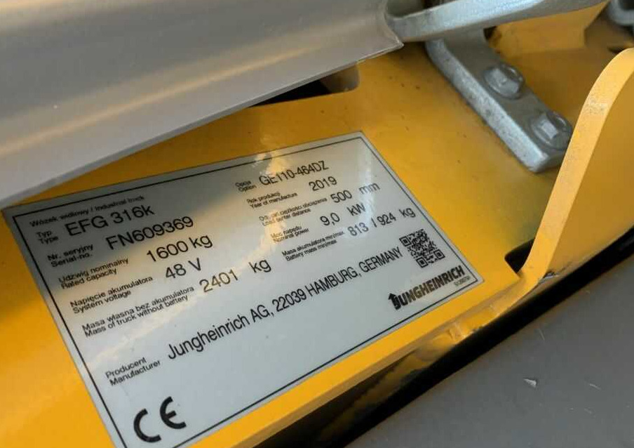 Jungheinrich EFG316k - Elektrostapler: das Bild 4 Jungheinrich EFG316k - Elektrostapler: das Bild 4