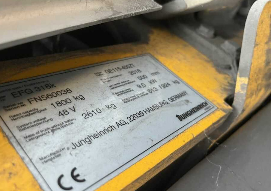 Jungheinrich EFG318k - Elektrostapler: das Bild 4 Jungheinrich EFG318k - Elektrostapler: das Bild 4