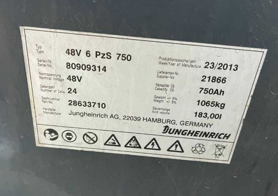 Jungheinrich EFG320 - Elektrostapler: das Bild 5 Jungheinrich EFG320 - Elektrostapler: das Bild 5