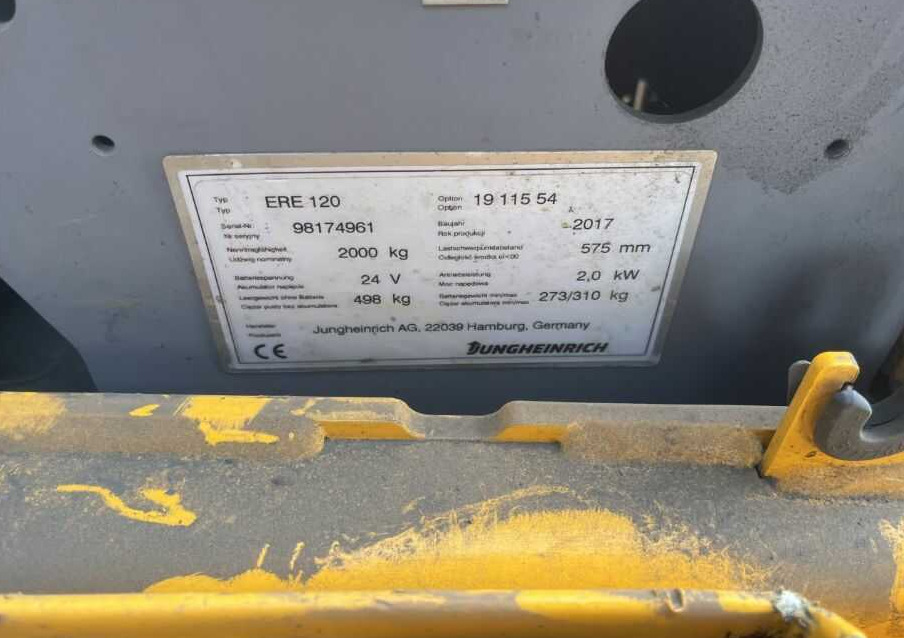 Jungheinrich ERE120 - Niederhubwagen: das Bild 4 Jungheinrich ERE120 - Niederhubwagen: das Bild 4