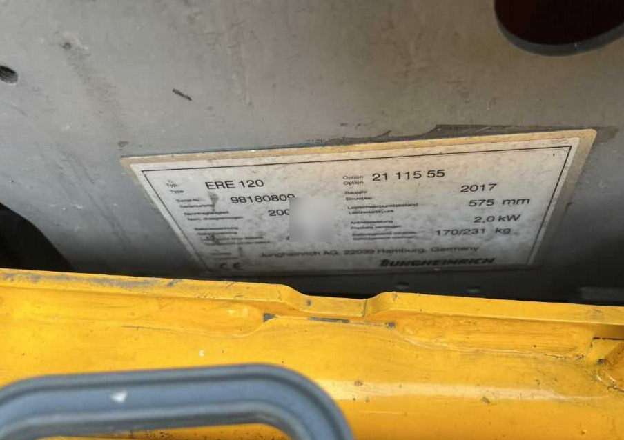 Jungheinrich ERE120 - Hochhubwagen: das Bild 4 Jungheinrich ERE120 - Hochhubwagen: das Bild 4