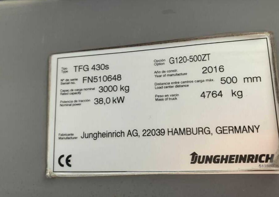 Jungheinrich TFG430s - Treibgasstapler: das Bild 1 Jungheinrich TFG430s - Treibgasstapler: das Bild 1