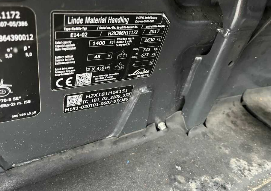 Linde E14-02 - Elektrostapler: das Bild 4 Linde E14-02 - Elektrostapler: das Bild 4