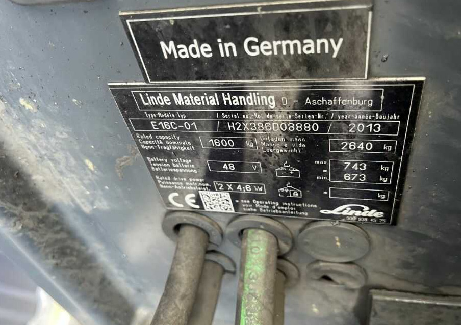 Linde E16-01 - Elektrostapler: das Bild 4 Linde E16-01 - Elektrostapler: das Bild 4