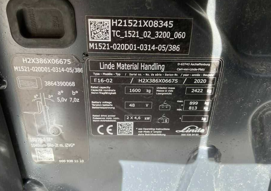 Linde E16-02 - Elektrostapler: das Bild 4 Linde E16-02 - Elektrostapler: das Bild 4