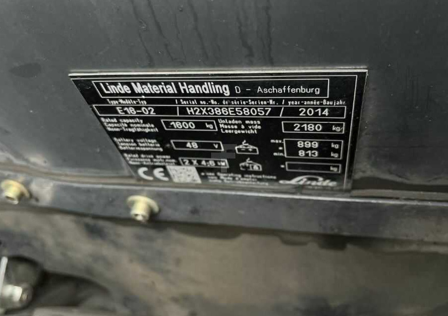 Linde E16-02 - Elektrostapler: das Bild 4 Linde E16-02 - Elektrostapler: das Bild 4