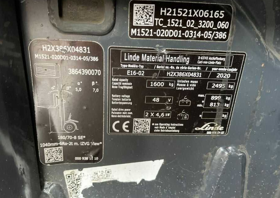 Linde E16-02 - Elektrostapler: das Bild 4 Linde E16-02 - Elektrostapler: das Bild 4