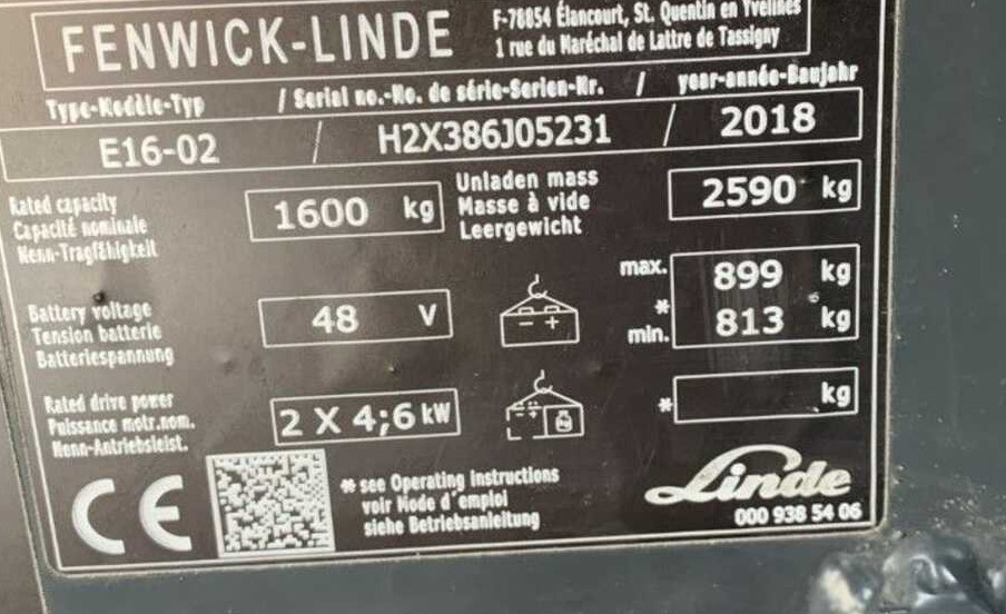Linde E16-02 - Elektrostapler: das Bild 4 Linde E16-02 - Elektrostapler: das Bild 4
