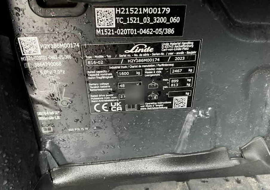 Linde E16-02 - Elektrostapler: das Bild 4 Linde E16-02 - Elektrostapler: das Bild 4