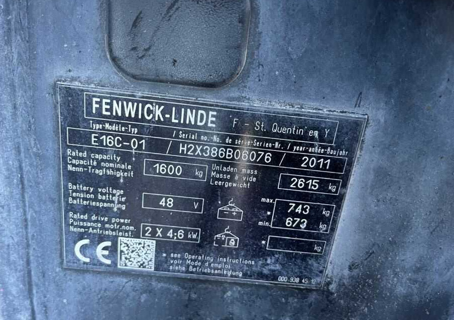Linde E16C-01 - Elektrostapler: das Bild 4 Linde E16C-01 - Elektrostapler: das Bild 4