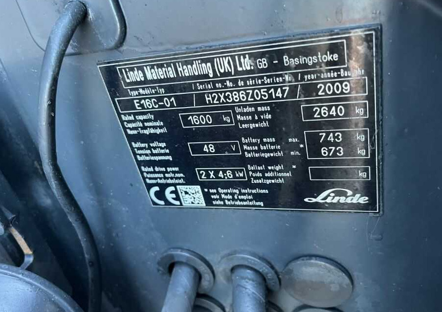 Linde E16C-01 - Elektrostapler: das Bild 4 Linde E16C-01 - Elektrostapler: das Bild 4