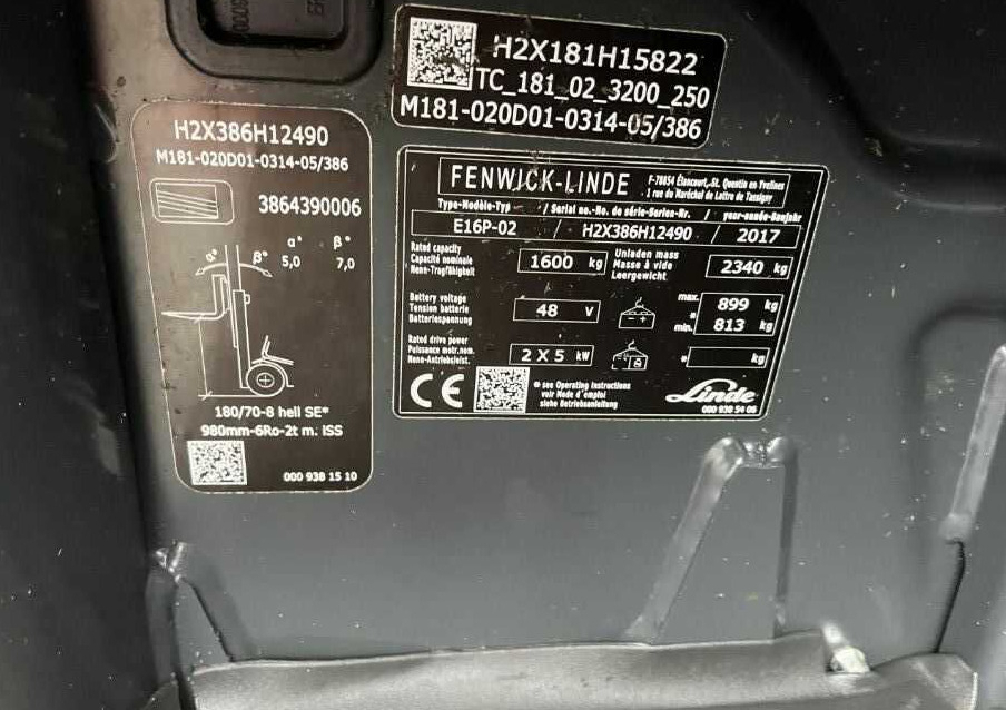 Linde E16P-02 - Elektrostapler: das Bild 4 Linde E16P-02 - Elektrostapler: das Bild 4