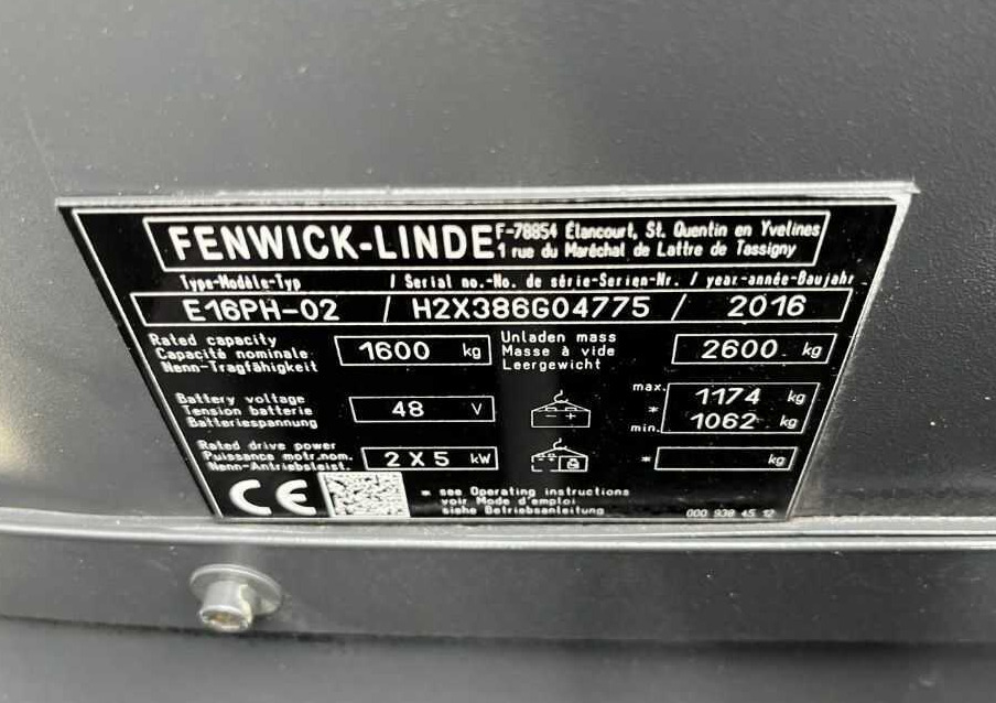 Linde E16PH-02 - Elektrostapler: das Bild 5 Linde E16PH-02 - Elektrostapler: das Bild 5